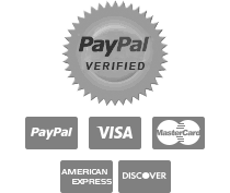 PayPal Verified, Major Credit Cards Accepted