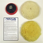 Novus 123 Plastic Polish and Buffing Kit COMBO